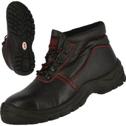 Nitras - Sicherheitsstiefel basic step mid Gr.40 schwarz S3 src EN20345 Volleder