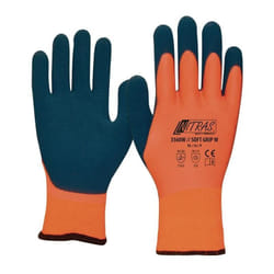 Gant de protection contre le froid soft grip w taille 10 orange/bleu foncé en 388, en 511 catégorie epi ii en 388, en 511
