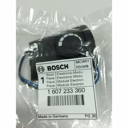 Référence : Module de remplacement électronique 1607233360 Il s’agit d’une pièce de rechange d’origine BOSCH Nous pouvons vou ...