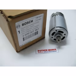 Référence : 2609001957 Moteur de remplacement pour PSR 14.4 Li-2 Il s’agit d’une pièce de rechange d’origine BOSCH Nous pouvo ...