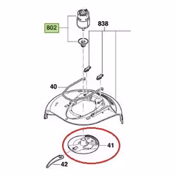 Porte-lame pour tondeuses à gazon Bosch 2609007083