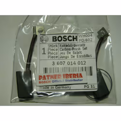 Référence : Kit de remplacement de balai de carbone 3607014012 Il s’agit d’une pièce de rechange d’origine BOSCH Nous pouvons ...