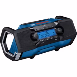 Bosch GPB 18V-2 SC Professional, Chantier, DAB+, FM, 87,5 - 108 MHz, 174.928 - 239.2 MHz, 15 W, Noir, Bleu