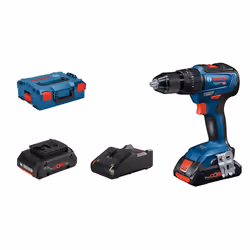 Bosch GSB 18V-55 PROFESSIONAL, Perceuse à poignée pistolet, Sans clé, Sans brosse, 1,3 cm, 1800 tr/min, 3,5 cm