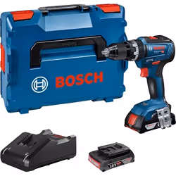 Perceuse à percussion sans fil Bosch GSB 18V-55; 18 V; 2x2,0 Ah accu. + L-Case