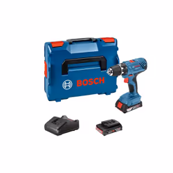 Bosch GSR 18V-21 Professional, Tournevis électrique, Poignée de pistolet, Noir, Bleu, Crochet, 1800 tr/min, 480 tr/min