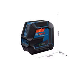 Bosch GCL 2-50 G Professional Niveau de pointage 15 m - Vue supplémentaire 7