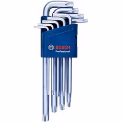 Clé hexagonale Bosch 1600A01TH4; 9 unités