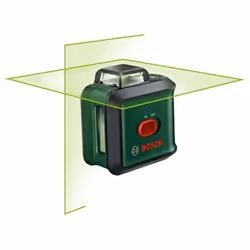 Bosch Universal Level 360, 12 m, 0,8 mm/m, 8°, horizontale/verticale, Vert, 500-540 nm (< 10 mW)