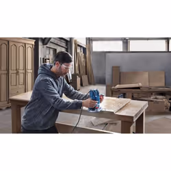 Bosch GOF 130 Noir, Bleu 28000 tr/min 1300 W - Vue supplémentaire 4