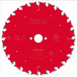 Freud - Lame pour scie circulaire portative Ø165 2,4/1,6 AL20 Z24 ba 15° - F03FS09688 -FR07W003H