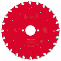 Freud - Lame pour scie circulaire portative Ø165 2,4/1,6 AL30 Z24 ba 15° - F03FS09691 -FR07W006H