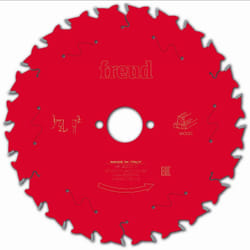 Freud - Lame pour scie circulaire portative Ø200 2,8/1,8 AL30 Z24 ba 15° - F03FS09721 -FR14W001H