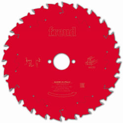 Freud - Lame pour scie circulaire portative Ø210 2,4/1,8 AL30 Z24 ba 15° - F03FS09725 -FR15W003H