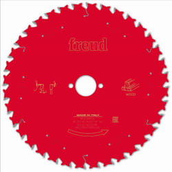 Freud - Lame pour scie circulaire portative Ø235 2,8/1,8 AL30 Z36 ba 15° - F03FS09734 -FR20W004H