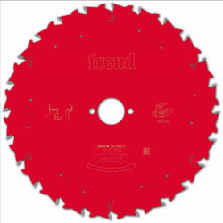Freud - Lame pour scie circulaire portative Ø237 2,5/1,8 AL30 Z24 ba 15° - F03FS09737 -FR21W001H