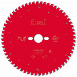 Lame pour scie circulaire portative FREUD - Ø250 2,4/1,8 AL30 Z60 BA -5° - F03FS09754 -FR23W002M