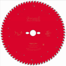 Lame pour scie circulaire portative FREUD - Ø305 2,4/1,8 AL30 Z72 BA -5° - F03FS09763 -FR29W002M