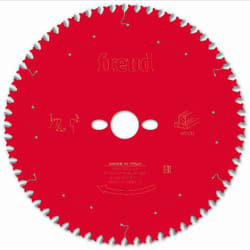 Lame pour scie circulaire portative FREUD - Ø254 2,6/1,8 AL30 Z60 BA 10° - F03FS09780 -FR24W003T
