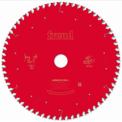 Freud - Lame pour scie circulaire portative Ø260 2,6/1,8 AL30 Z60 ba 10° - F03FS09782 -FR26W001T