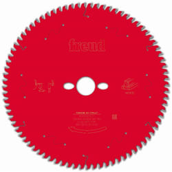 Freud - Lame pour scie circulaire portative Ø260 2,6/1,8 AL30 Z80 ba 5° - F03FS09783 -FR26W002T