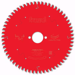 Lame de scie circulaire FREUD Spécial panneaux agglomérés, MDF - F03FS - Pour scie portative. Optimisée pour la coupe de méla ...