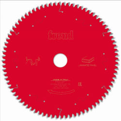 Freud - Lame pour scie circulaire portative Ø250 2,8/1,8 AL30 Z80 ba -2° - F03FS09804 -FR23L001T