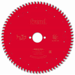 Freud - Lame pour scie circulaire portative Ø210 2,3/1,8 AL30 Z72 tp -5° - F03FS09817 -FR15A001H