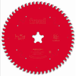 Freud - Lame pour scie circulaire portative Ø190 2,6/1,8 Fastfix Z58 tp -5° - F03FS09833 -FR13A001T