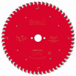 Lame pour scie circulaire portative Freud 190 2,6/1,6 AL20 Z56 tp 0° - F03FS09867 -FR13H001H