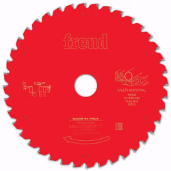 Lame de scie circulaire FREUD multimatériaux - Pour scie portative. Optimisée pour la coupe de mélaminés, OSB, MDF, cuivre, l ...