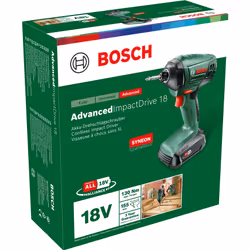 Pilote d'impact Bosch Advanced ImpactDrive 18; 18 V; 1x1,5 Ah accu.