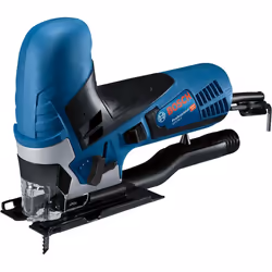 Bosch GST 90 E, Poignée à barillet, Noir, Bleu, Gris, Aluminium, Acier, Bois, 3100 spm, 9 cm, 500 spm