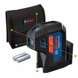 Bosch GPL 5 G Niveau à point 30 m 500-540 nm (< 10mW)
