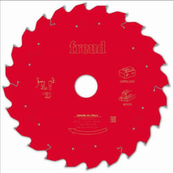 Freud - Lame pour scie circulaire portative sans fil Ø216 1,7/1,2 AL30 Z24 ba 5° - F03FS10061 -FR16W006MC
