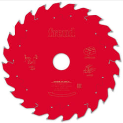 Freud - Lame pour scie circulaire portative sans fil Ø210 1,7/1,2 AL30 Z24 ba 25° - F03FS10068 -FR15W001TC