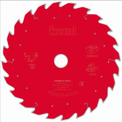 Freud - Lame pour scie circulaire portative sans fil Ø254 2,1/1,6 AL30 Z24 ba 25° - F03FS10072 -FR24W005TC