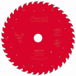Lame pour scie circulaire portative sans fil FREUD - Ø254 2,1/1,6 AL30 Z40 BA 20° - F03FS10073 -FR24W006TC