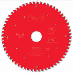 Lame de scie circulaire FREUD Spécial panneaux agglomérés, MDF - F03FS - Pour scie portative. Optimisée pour la coupe de méla ...