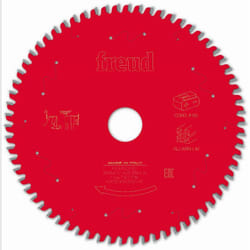 Lame pour scie circulaire portative sans fil FREUD - Ø216 2/1,4 AL30 Z66 TP 0° - F03FS10089 -FR16A002MC