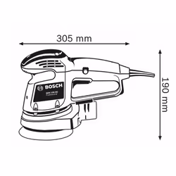 Ponceuse orbitale Bosch GEX 34-125 Professional