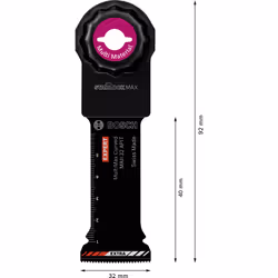 Bosch 2 608 900 032 accessoire d'outil multifonction Lame de scie en plongée