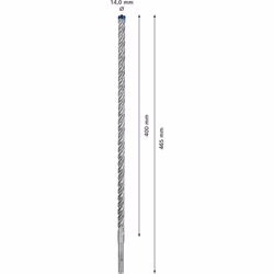 Foret à béton Bosch SDS-plus-7X; 14x400x465 mm - Vue supplémentaire 4