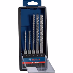 Ensemble de forets pour béton Bosch SDS-plus-7X; 5/6/6/8/10 mm; 5 unités
