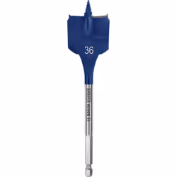Foret de forme à plumes pour le bois Bosch 2608900328; 36x152 mm