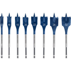Flatbit ensemble pour le bois Bosch 2608900335; 12-32 mm; 8 unités