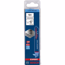 Bosch Expert 2 608 900 362 Lame de scie sauteuse, à chantourner et sabre Lame de scie à guichet Carbone 10 pièce(s) - Vue supplémentaire 6