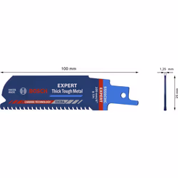 Bosch Expert 2 608 900 364 Lame de scie sauteuse, à chantourner et sabre Lame de scie à guichet Carbone 1 pièce(s) - Vue supplémentaire 7