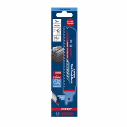 Bosch 2 608 900 366, Lames de scie sabre, Fonte, Acier, Carbone, Bleu, 10 cm, 3 mm