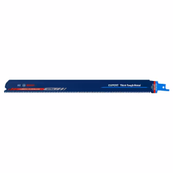 Bosch Expert 2 608 900 371, Lames de scie sabre, Fonte, Acier, Acier fin au carbone, Bleu, 25 cm, 3 mm